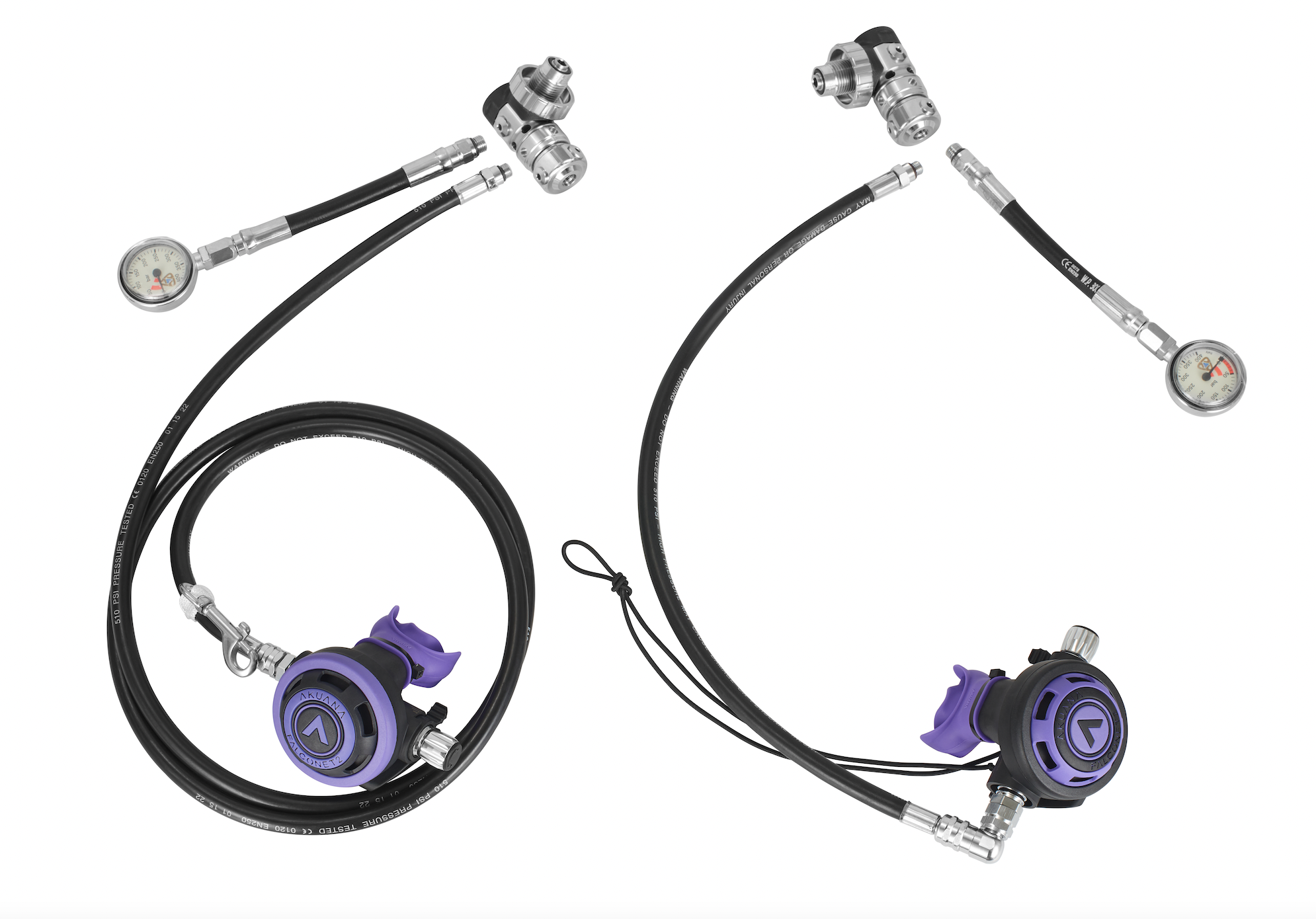 Akuana Sidemount Regulator Set